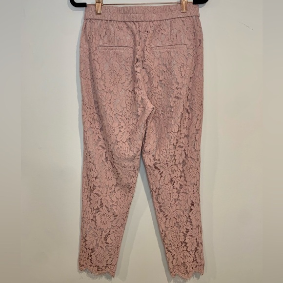 J.Crew Floral Lace Pull On Tall Inseam Dress Pants - Picture 4 of 5